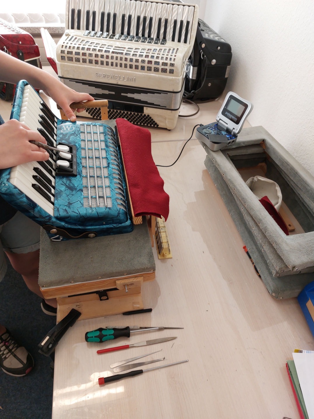 Akkordeon Reparatur